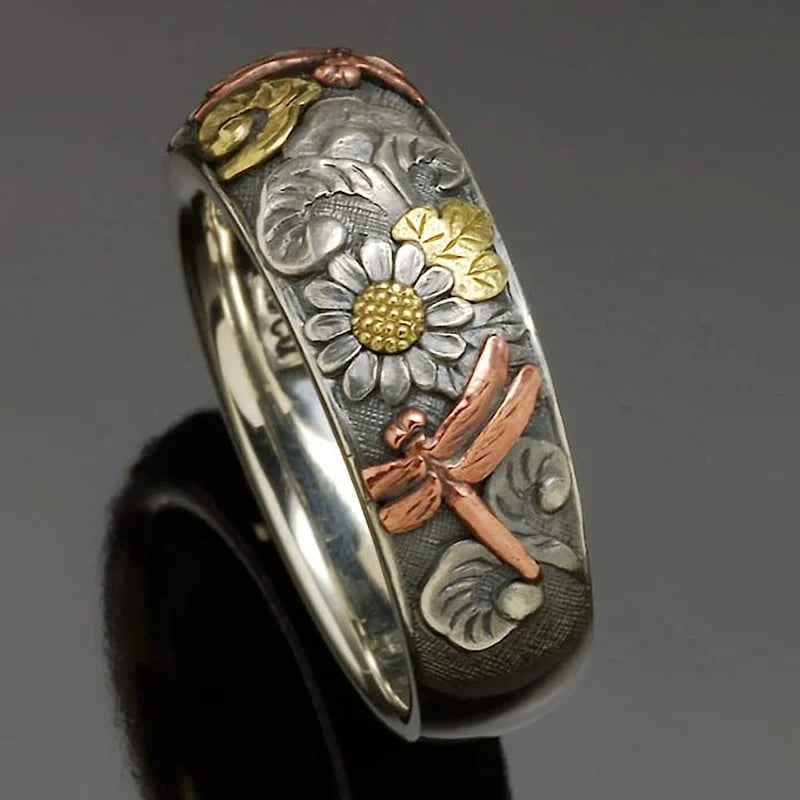Bague en argent Natura Vintage