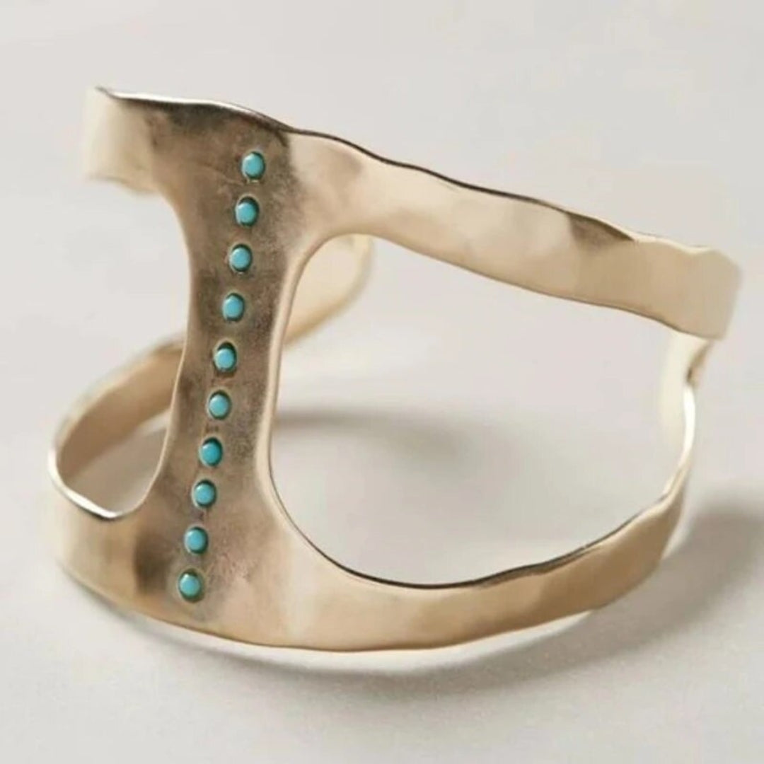 Bague en argent avec turquoise vintage
