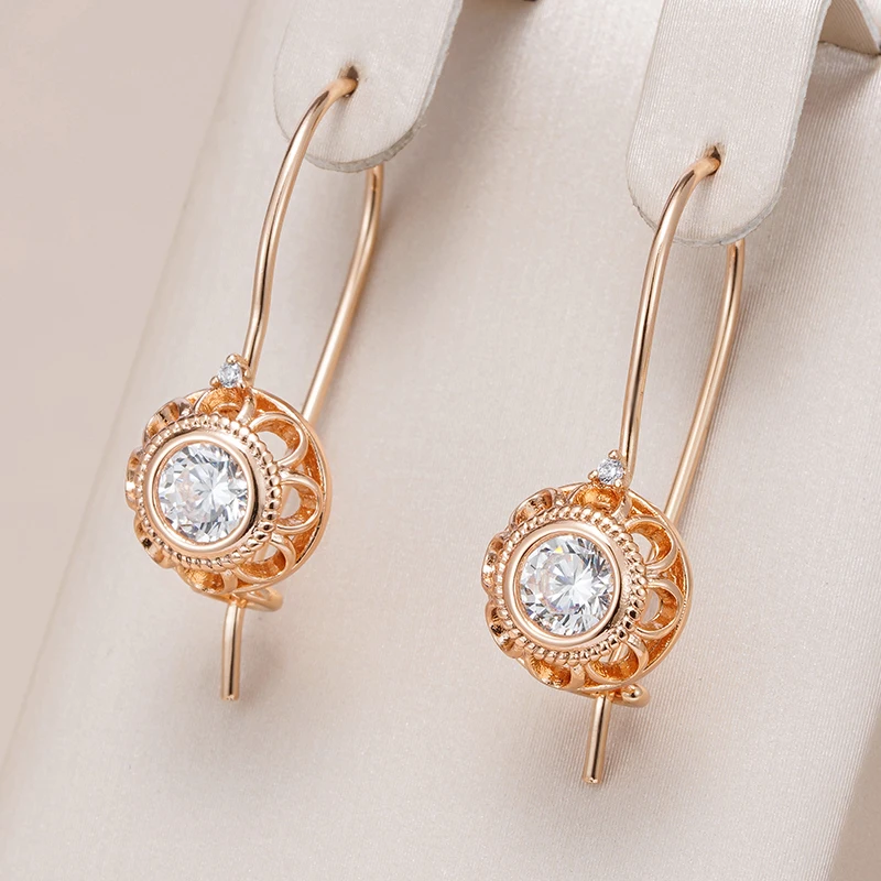 Boucles d'oreilles sphères élégantes et brillantes