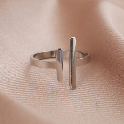 Bague Equilibrium en Or et Argent