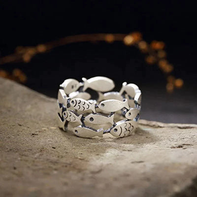 Bague Poisson en Argent