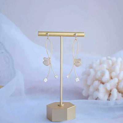 Boucles d'Oreilles Papillon en Or