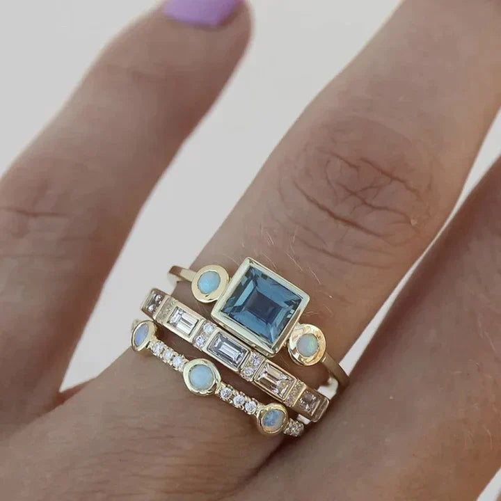 Bague en cristal vintage