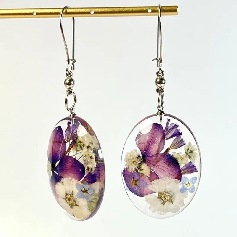 Boucles d'oreilles vintage en cristal