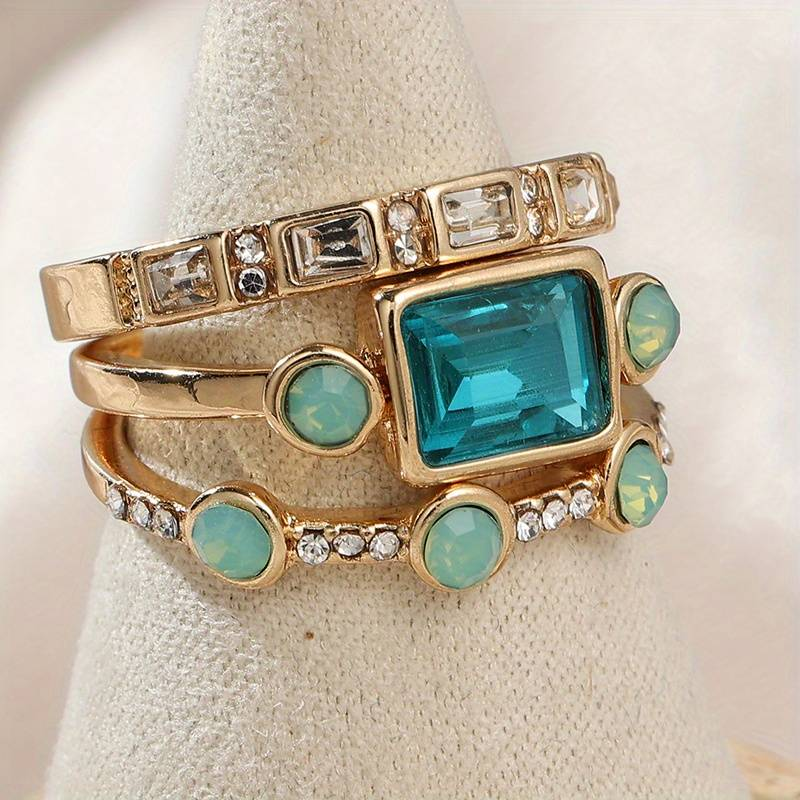 Bague en cristal vintage